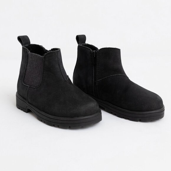 Zara Toddler Boys Black Boots - Picture 1 of 3